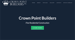 Desktop Screenshot of crownpointbuilders.com